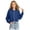 Blue-XhYZF, variant on RFQWOVSR Girls Crop Zip Up Hoodie Soft Comfortable with Pocket Casual Jacket 5-6 Years