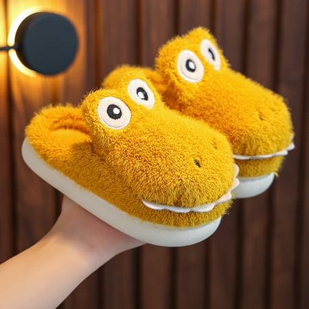 

Qazqa Girls Boys Home Slippers Warm House Slippers For Toddler Lined Winter Indoor Shoes