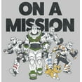 thumbnail image 2 of Men's Lightyear On a Mission Group  Tank Top Athletic Heather 2X Large, 2 of 5