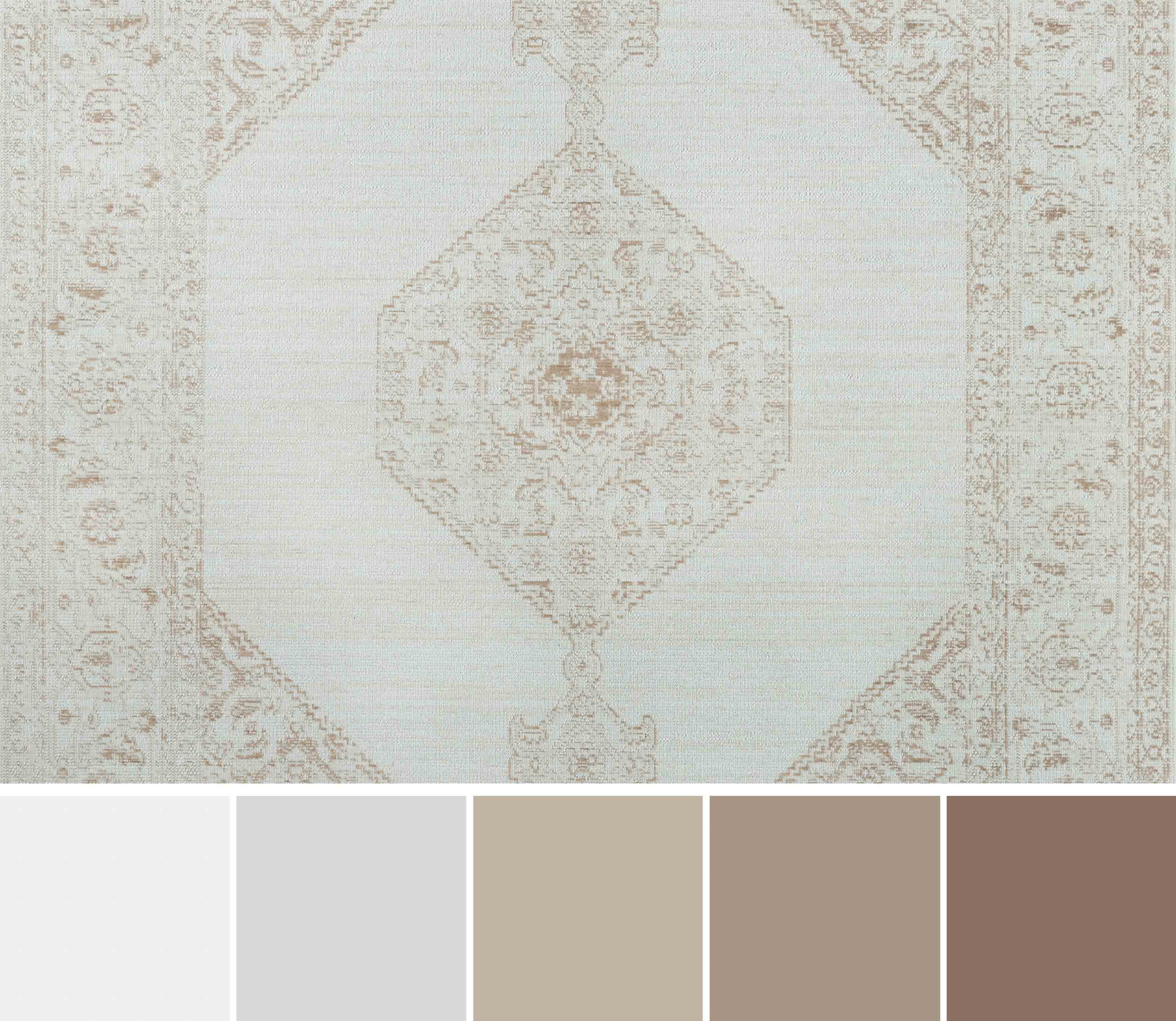 ECARPET Maude Tapis pour Salon, Chambre, Salle A Manger, Entrée, Couloir et Plus Encore.