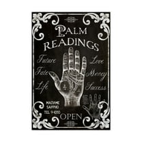 Trademark Fine Art 'Dark Signs 4' Canvas Art by Color Bakery