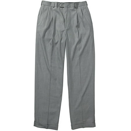 Men's Cuffed Pleat-Front Premium Dress Pants