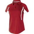 thumbnail image 2 of Holloway Ladies Avenger Polo 222730 Scarlet/White Xl, 2 of 2