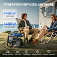 thumbnail image 3 of Efurden 4400-Watt Portable Inverter Generator, Gas Powered Generator for Emergency Home Backup, Outdoor Camping, RV Ready, EPA Compliant, 3 of 8