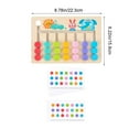 thumbnail image 3 of KTTECTOA Wooden Multichannel Colorful Balls Walking Puzzle Board Teaching Four Color Balls Walking Game Mind Thinking Training Holiday Gift Clearance Cute Stuff Canada Days Kids Outdoor Toys, 3 of 6