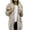 Khaki, variant on Black*Friday Clothes under $5 GaThRRgYP Comfortable Lounge Jacket for Ladies Autumn Winter,Women's Medium To Long Solid Color Sweater Hooded Jacket White XL