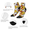 thumbnail image 5 of Pofeuu Cute Dog Print 30cm Socks, Adult Running Hiking Socks for Youth and Adult, 5 of 7