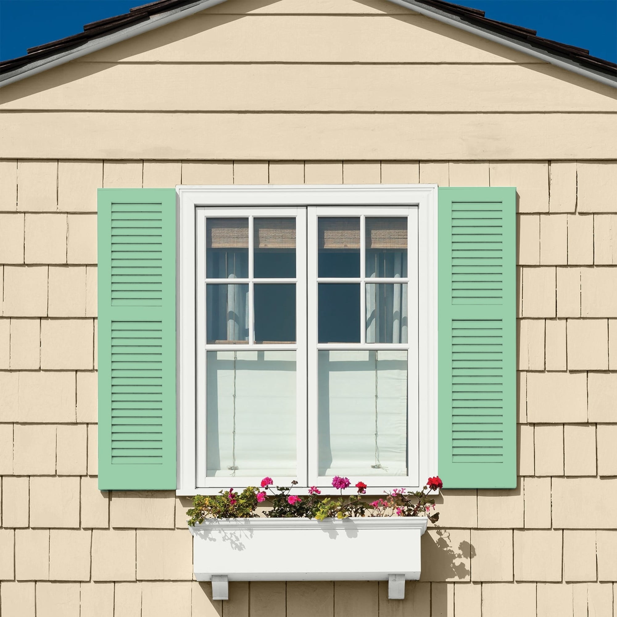 Glidden High Endurance Plus Heath Green Satin Exterior Paint and Primer, 1 Quart