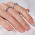 thumbnail image 2 of BTArtbox Press On Nails - Cinnamon, Short Square, Lamp-Curable, 4-Week Wear, Easy-to-Apply, 32 Count All-in-One Kit, 2 of 8
