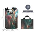 thumbnail image 2 of Yayeee Freestanding Laundry Hamper with Handle Collapsible Large Storage Basket for Clothes, Psychedelic Forest, 2 of 7