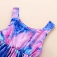 thumbnail image 3 of gljltg Toddler Kid Baby Girl Summer Sleeveless Tie-dye Dress With Sling, 3 of 6
