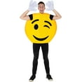 thumbnail image 2 of Dress-Up-America Winking Emoji Costume - Wink Emoticon Tunic Child, 2 of 2