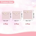 thumbnail image 2 of Uxcell 6 Pcs Mini Jewelry Pouch, Small Microfiber Jewelry Bags Soft Jewelry Package Gift Storage Bag Travel Jewelry Bag for Women Rings Necklace Bracelet, Pink, 2 of 7
