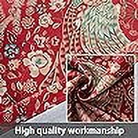 DriftAway Christopher Peacock Floral Thermal Insulated Blackout Curtains, 52” x 63” (2 Panels)