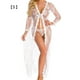 thumbnail image 1 of Conjunto de ropa interior sexy Traje de lencería de encaje Ropa sexy lavada a mano para adultos, Blanco, S seitruly XX000040-03, 1 of 7