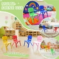 thumbnail image 5 of Wanan Toddler Plastic Chairs, Modern Outdoor Chairs for Reading and Relaxing, Set of 12, 5 of 9