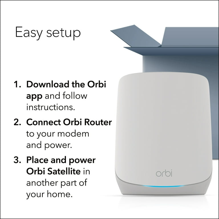 NETGEAR Orbi Whole Home Tri-band WiFi 6 Mesh Network System