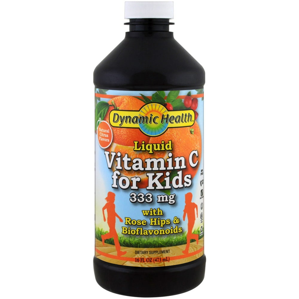 Dynamic Health Laboratories Liquid Vitamin C for Kids Natural Citrus