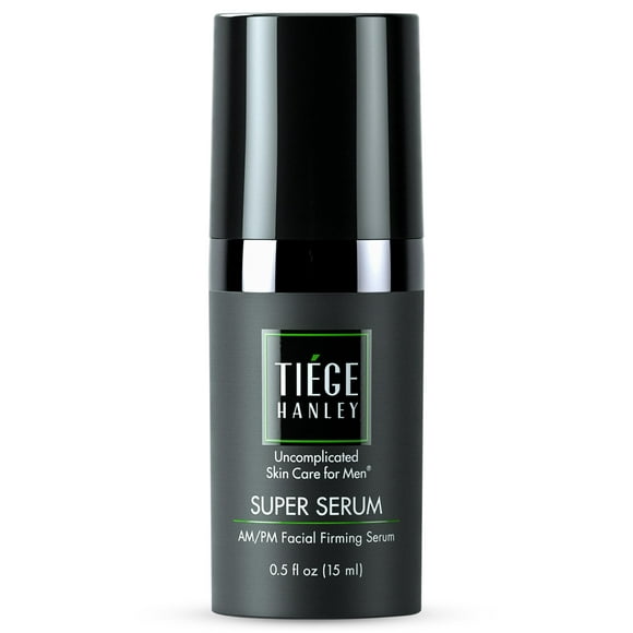 Tiege Hanley Anti-Aging Face Serum, SUPER SERUM (1-Pack) - Skin Tightening Facial Serum for Men - Mens Serum For Face with Sodium Hyaluronate & Retin