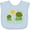 Blue, variant on Inktastic Fishing Frogs Cute Fisherman Boys Baby Bib