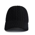 thumbnail image 6 of CYSFASHION Baseball Cap for Men Cotton Sun Visor Casual Fleece Cozy Cold Weather Women's Hats & Caps Black, 6 of 9