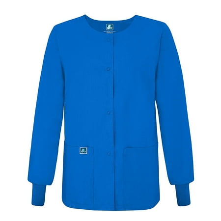 

Adar Universal Scrubs For Women - Round Neck Warm-Up Scrub Jacket