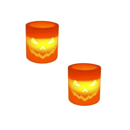 

Sanamity Bathroom Shelf Decor 2 Pack Simulation Halloween Desktop Night Light Ornaments Create A Mysterious Atmosphere Desk Top Decor Orange