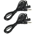 thumbnail image 1 of Shisuyan 2PCS 3.5mm Male to Female Audio Extension Cord Pulley Adjusting Audio Cable, 1 of 9
