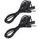 thumbnail image 1 of 2pcs 3.5mm Macho a hembra Cable de extensión de audio Polea Ajuste del cable de audio, 1 of 6