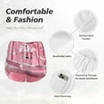 thumbnail image 4 of KLL Glittering Pink Bathtub Pattern Shorts Women,Athletic Shorts High Waisted Running Shorts Pocket Sporty Short Gym Elastic Workout Shorts-XX-Large, 4 of 7