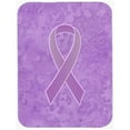 thumbnail image 1 of Carolines Treasures AN1200LCB 15 H x 12 L In. Lavender Ribbon for All Cancer Awareness Glass Cutting Board- Large Size, 1 of 1