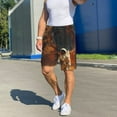thumbnail image 6 of Naloa Astronaut Exploring Mars Men's Short Pajama Pants, Pj Shorts, Lounge Comfort Shorts-X-Large, 6 of 6