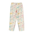 thumbnail image 5 of Goofa Fall Rabbit Printed Soft Pajama Pants for Women, Wide Leg Comfy Casual Lounge Yoga Pants-Small, 5 of 9