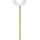thumbnail image 3 of Adorno colgante Vickerman en forma de bola plateada de 8 cm x 46 cm, 3 of 3