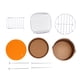 thumbnail image 3 of Juego de accesorios para freidora de Pizza, rejilla para hornear pasteles dorados, juego de accesorios para freidora de 4,8-6,3QT, 3 of 14