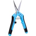 thumbnail image 2 of Hydrofarm HGPP400C Precision Curved Blade Flower Gardening Scissor Pruner, Blue, 2 of 6