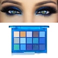 thumbnail image 4 of de sombras de ojos mezclables de 15 colores Shimmer Glitter Matte Shades Sunnimix Paleta de sombras de ojos, 4 of 7