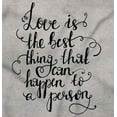 thumbnail image 2 of Cute Relationship Love Best Thing Womens Slim Fit Graphic Tee Brisco Brands M, 2 of 5