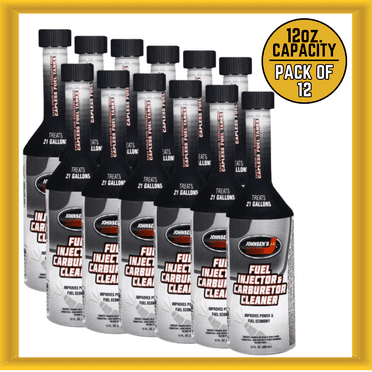 Johnsen's 4695 12 Ounce Capacity Fuel Injector and Carburetor Cleaner Pack of 12