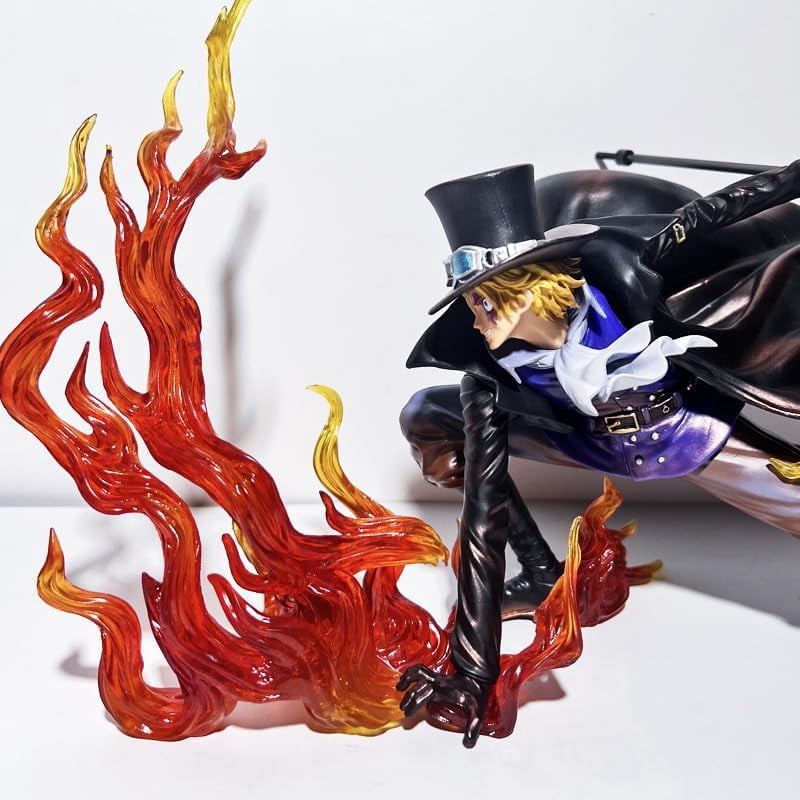 Sabo Figure Fighting Sabo Figures 22cm/8.7inch Anime Characters Figure Decor Action Figure PVC Action Characters Statue Ornament