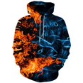 thumbnail image 3 of Sudadera con capucha con gráfico de smog abstracto para hombre y mujer, ropa con estampado de neón en 3D, estilo Harajuku, moda Y2K, 3 of 5