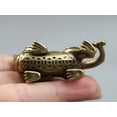 thumbnail image 5 of Bronze Animal Kylin Chi-lin Qilin Pixiu Pi Xiu Beast Statue2.2" Curio Chinese, 5 of 5