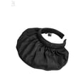 thumbnail image 2 of Gustave Women Sun Visor Hats Headband Wide Brim Cap Roll Up UV Sun Protection Hiking Beach Summer Hat Dual Purpose, Black, 2 of 8