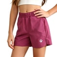 thumbnail image 3 of LJEFF Girls Elastic Waist Shorts, 4-Way Stretch High Waist Lightweight Quick Dry Shorts for Kids Hot Pink Size 6 Years, 3 of 8