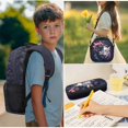 thumbnail image 5 of HUIACONG 4pcs Starry Night Axolotl Backpack for Kids Boys Girls, Complete School Bag Set with Lunch Box, Pencil Case and Water Bottle Sleeve, Lightweight Satchel for Preschool and Primary Students, 5 of 7