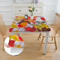 thumbnail image 2 of HAOXIT  Fall Tablecloth, Rectangle Fall Leaves Farmhouse Decor Thanksgiving Table Decoration for Kitchen Dinning, Indoor Outdoor Dinner Party 36*36, 2 of 8