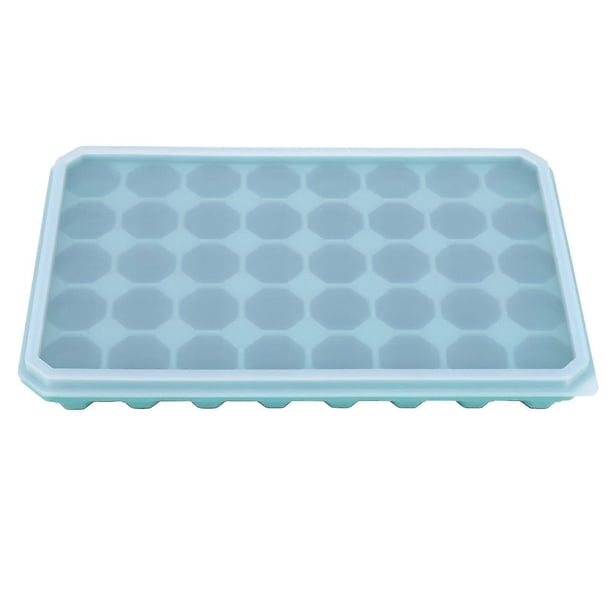 40-Grid Silicone Ice Cube Mold, DIY Ice Cube Maker Mold with Removable Lid, Kitchen Accessories, Green