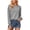 Gray, variant on Vedolay Womens Tops Womens 2023 Fall Casual Oversized Lapel Collar V Neck Long Sleeve Pullover Sweaters,Blue L