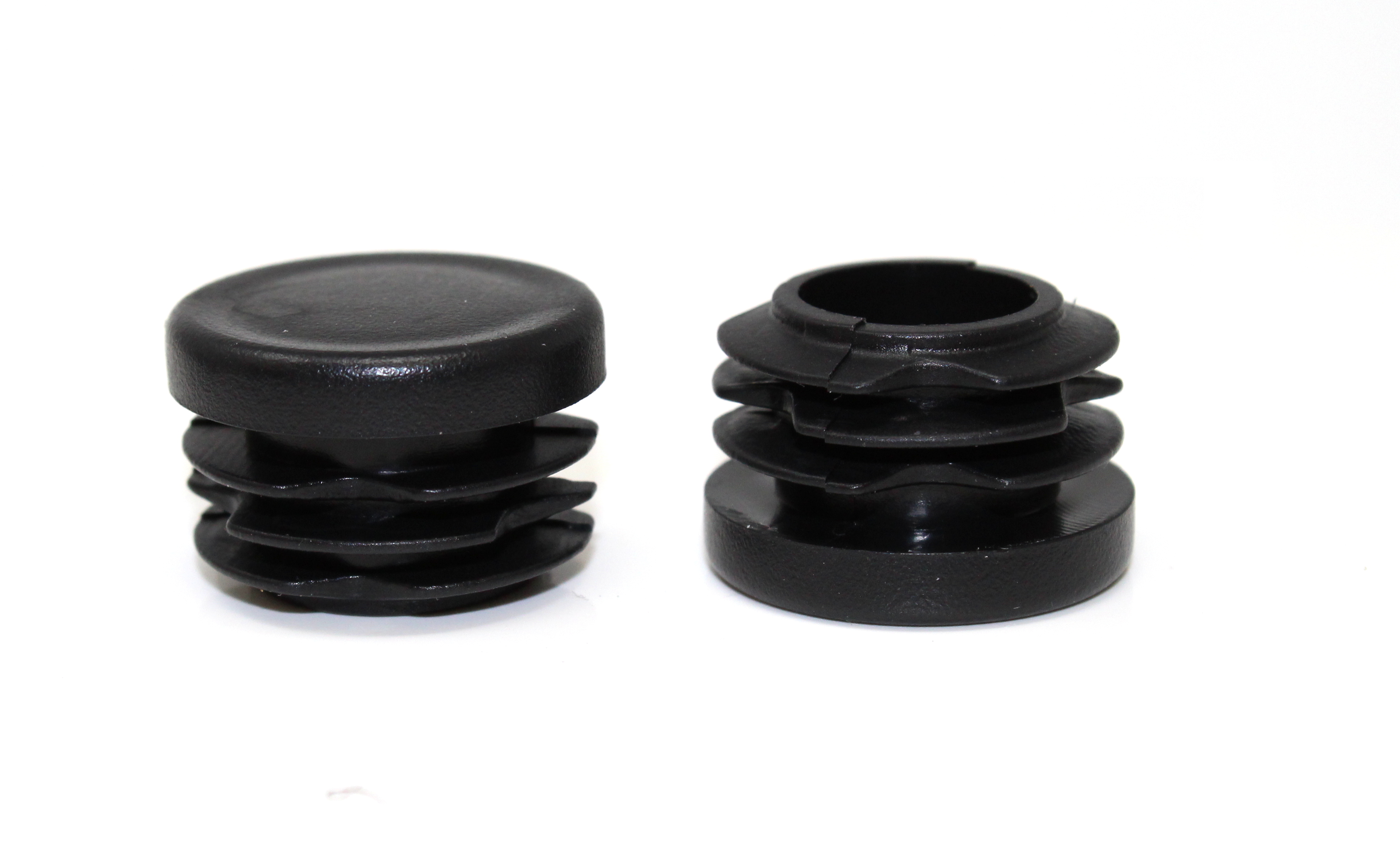 10 Pack Black 1" Round Tubing Plastic Hole Plug End Cap, 1 inch OD Tube Pipe Cover Plug, Heavy Duty Plastic Plug Cap Insert - image 4 of 7