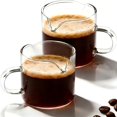 thumbnail image 1 of 2 Pack 4 Ounce High Transparency Glass Doubleshot Espresso Cups Dual Pour Spout Coffee Drinkware, 1 of 6